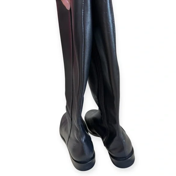 Stuart Weitzman Black Leather Mid-Calf Boots | NWOT - Picture 3 of 7